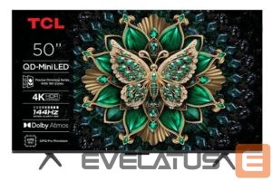 Televizoriai TCL  TV Set||50 "|4K Ultra HD|3840 x 2160 pixels|Flat|16:9|50Q6C 