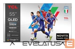 Televizoriai TCL  TV Set||55 "|4K Ultra HD|3840 x 2160 pixels|Flat|16:9|QLED|55P8K 