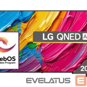 Televizors LG  TV Set||86"|4K/Smart|3840x2160|Wireless LAN|Bluetooth|webOS|Black|86QNED80A3A 