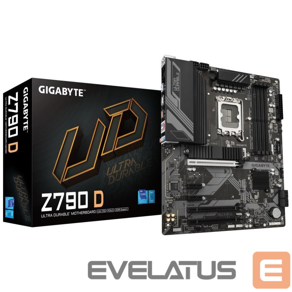 Motherboard for Intel processors Gigabyte Mainboard||Intel Z790|LGA1700|ATX|Memory DDR5|Memory slots 4|Z790D1.2