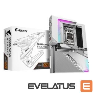 AMD procesoriaus pagrindinė plokštė Gigabyte  Mainboard||AMD B650|ATX|Memory DDR5|Memory slots 4|1xPCI-Express 5.0 16x|3xM.2|1xHDMI|4xUSB 2.0|7xUSB 3.2|1xUSB-C|1xRJ45|3xAudio port|B650EASTEALTHICE 