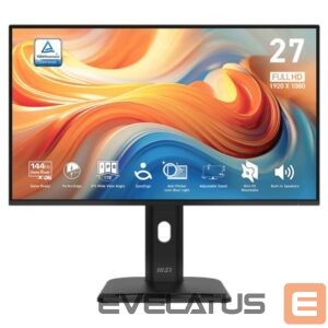 Monitorid MSI  LCD Monitor||PRO MP275PG E14|27"|Business|Panel IPS|16:9|144 Hz|1 ms|Speakers|PROMP275PGE14 