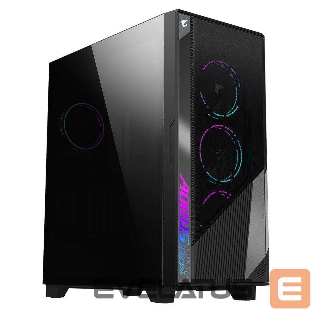 Computer case Gigabyte Case||AORUS C500 GLASS|MidiTower|Not included|ATX|EATX|MicroATX|MiniITX|Colour Black|AC500G