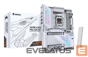 AMD procesoriaus pagrindinė plokštė Gigabyte  Mainboard||AMD X870E|Socket AM5|ATX|RAM DDR5-SDRAM|4xSlots|Wi-Fi Yes|Bluetooth Yes|4xNumber of M.2 (M) slots|X870E A PRO X ICE|X870EAPROXICE 