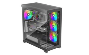 Datoru korpusi XILENCE  Case||ATX/micro ATX/Mini-ITX|Black|Midi Tower|PC|X818.ARGB 