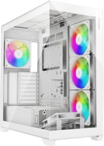 Arvuti korpus XILENCE  Case||ATX/micro ATX/Mini-ITX|White|Midi Tower|PC|X818.W.ARGB 