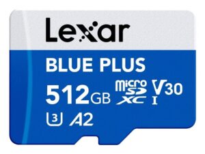 Kitas kompiuterio priedas Lexar  MEMORY MICRO SDXC 512GB UHS-I/W/A LMSBLPL512G-BNANG 