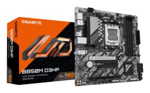 AMD procesoriaus pagrindinė plokštė Gigabyte  Mainboard||AMD B850|Socket AM5|micro ATX|RAM DDR5-SDRAM|4xSlots|2xNumber of M.2 (M) slots|B850MD3HP1.2 