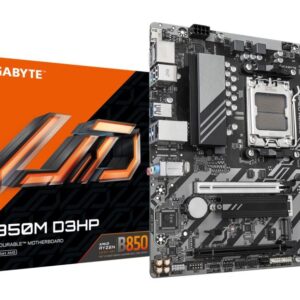 AMD protsessori emaplaat Gigabyte  Mainboard||AMD B850|Socket AM5|micro ATX|RAM DDR5-SDRAM|4xSlots|2xNumber of M.2 (M) slots|B850MD3HP1.2 
