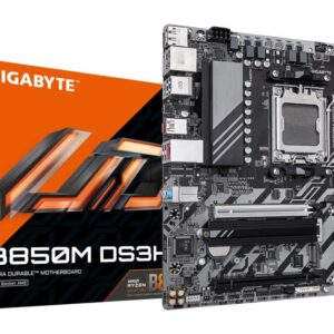 AMD protsessori emaplaat Gigabyte  Mainboard||AMD B850|Socket AM5|micro ATX|RAM DDR5-SDRAM|4xSlots|2xNumber of M.2 (M) slots|B850MDS3H1.2 