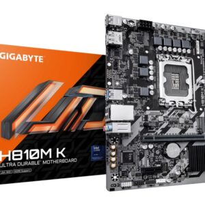 Motherboard for Intel processors Gigabyte  Mainboard||Intel H810|LGA1851|Micro-ATX|Memory DDR5|Memory slots 2|H810MK1.0 