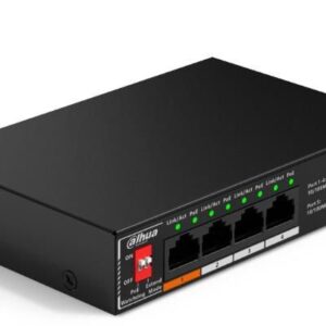 Võrgulülitid DAHUA  Switch||PoE ports 4|60 Watts|SF1005P 