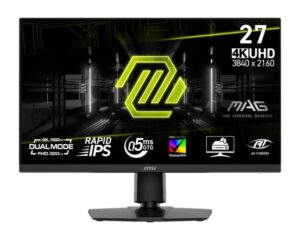 Monitoriai MSI  LCD Monitor||MAG 272URDF E16|27"|Gaming/4K|Matte|Panel IPS|3840x2160|16:9|160Hz|0.5 ms|Colour Black|MAG272URDFE16 