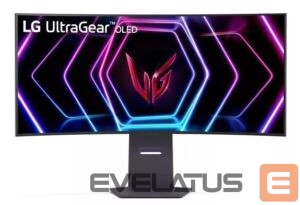 Monitoriai LG  Monitor||39GS95QE-B|39"|Gaming/Curved/21 : 9|Panel OLED|3440x1440|21:9|240Hz|Matte|0.03 ms|Swivel|Height adjustable|Tilt|Colour Black|39GS95QE-B 
