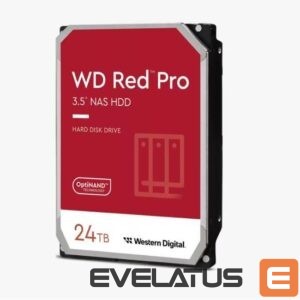 Hard drive HDD Western Digital  HDD||Red Pro|24TB|SATA|512 MB|7200 rpm|3,5"|WD240KFGX 
