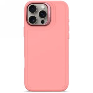 Kitos prekės Decoded  Decoded AntiMicrobial Silicone Stacks Backcover with MagSafe for iPhone 16 Pro Max - Pink 
