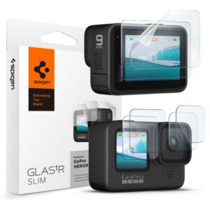 Kitos prekės Spigen  Spigen Glass.tR Slim Tempered Glass + Film 2-Set for GoPro Hero 9 / 10 / 11 / 12 - Transparent 