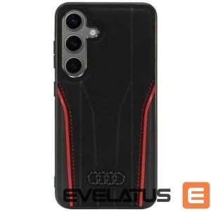 Muud kaubad Audi  Audi Genuine Leather MagSafe S24 S921 black-red hardcase AU-TPUPCS24-R8/D3-RD 