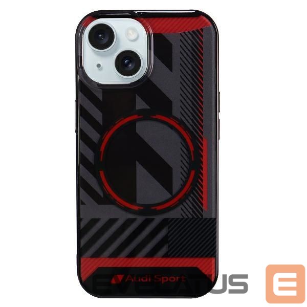 Muud kaubad Audi Audi IML Sport MagSafe Case iPhone 15 / 14 Plus Plus 6.7" black/black hardcase AU-IMLMIP15M-RSQ/D2-BK