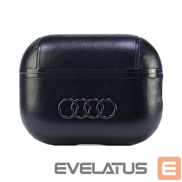 Muud kaubad Audi Audi Leather Big Logo AirPods Pro 2 cover black/black AU-APP2-GT/D3-BK
