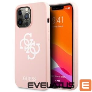 Muud kaubad Guess  Guess Silicone 4G Logo Case for iPhone 13 Pro Max 6.7" - Pink 
