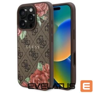 Muud kaubad Guess  Guess GUHMP16XP4ROPEMCW iPhone 16 Pro Max 6.9" brown/brown hardcase 4G Flowers Print MagSafe 