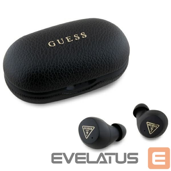 Muud kaubad Guess Guess Bluetooth headphones GUTWSPGTSPSK TWS + docking station black/black Grained Classic Logo