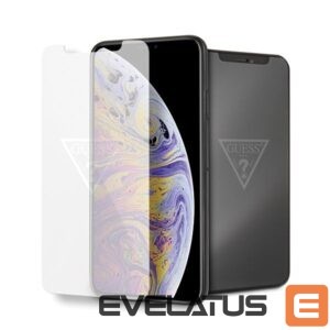 Muud kaubad Guess  Guess Invisible Logo Tempered Glass for iPhone Xs Max 