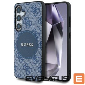 Muud kaubad Guess  Guess 4G Round Patch Classic Logo MagSafe case for Samsung Galaxy S25 Plus blue 