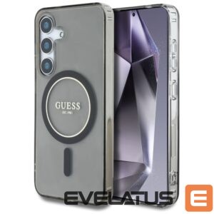 Muud kaubad Guess  Guess Glitter Circle Classic Logo MagSafe case for Samsung Galaxy S25 black 