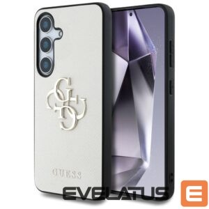 Muud kaubad Guess  Guess Grained Big 4G Logo Small Classic Logo case for Samsung Galaxy S25 beige 