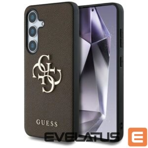 Muud kaubad Guess  Guess Grained Big 4G Logo Small Classic Logo case for Samsung Galaxy S25 brown 
