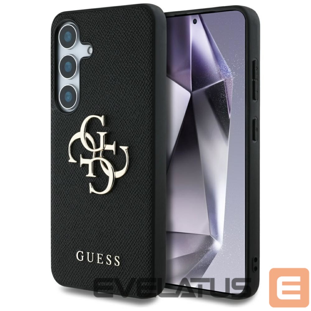 Muud kaubad Guess Guess Grained Big 4G Logo Small Classic Logo case for Samsung Galaxy S25 Plus black