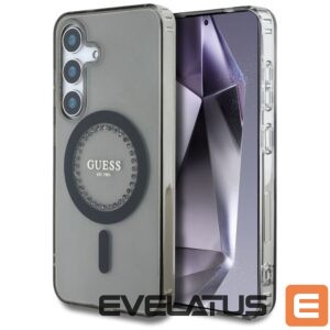 Muud kaubad Guess  Guess Rhinestones Printed Classic Logo MagSafe Samsung Galaxy S25 case black 