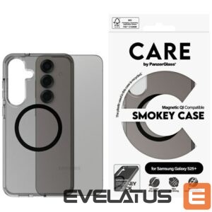 Muud kaubad Panzer Glass  CARE by PanzerGlass Flagship Urban Combat Black QI Case for Samsung Galaxy S25+ - Semi-transparent Smoke 