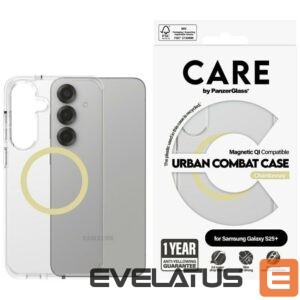 Muud kaubad Panzer Glass  CARE by PanzerGlass Flagship Urban Combat Chardonnay QI Case for Samsung Galaxy S25+ - Transparent 