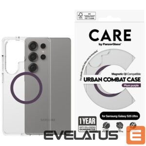Muud kaubad Panzer Glass  CARE by PanzerGlass Flagship Urban Combat Purple QI Case for Samsung Galaxy S25 Ultra - Transparent 