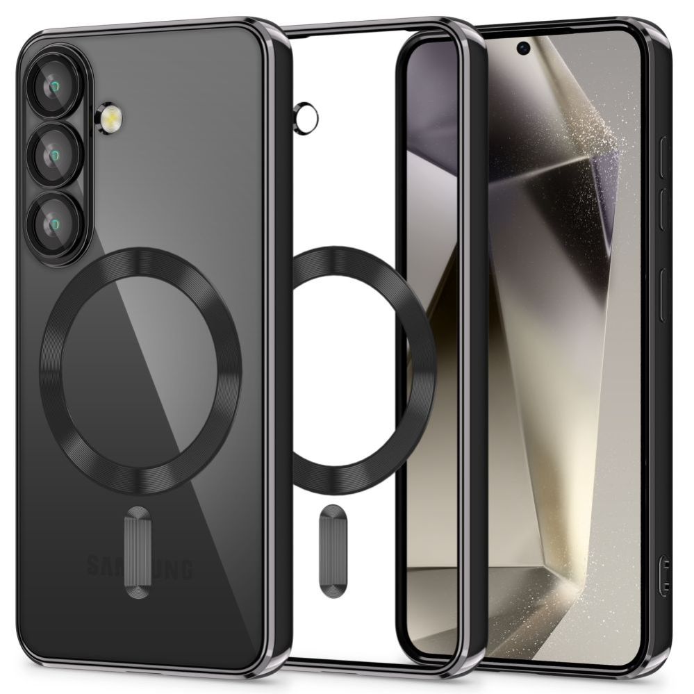 Muud kaubad Tech-Protect Tech-Protect MagMat MagSafe Case for Samsung Galaxy S25 - Clear Black