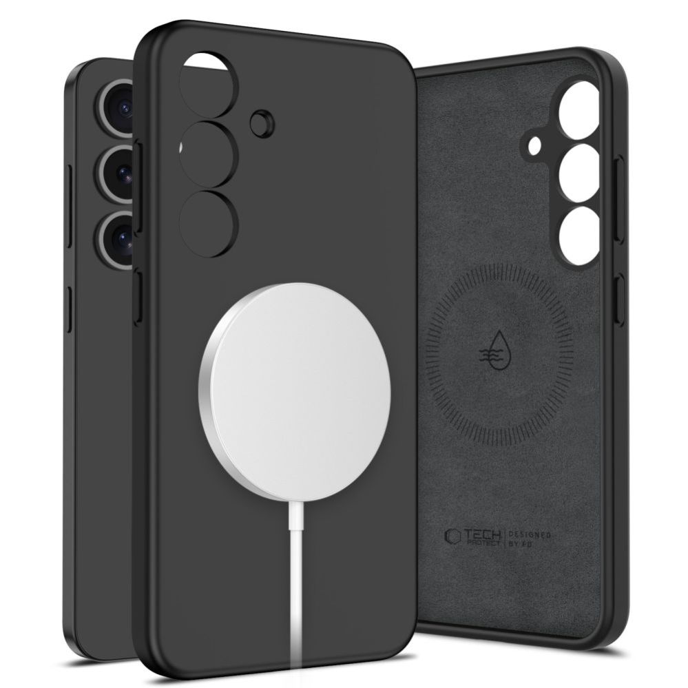 Muud kaubad Tech-Protect Tech-Protect Liquid Silicone MagSafe Case for Samsung Galaxy S25 - Black
