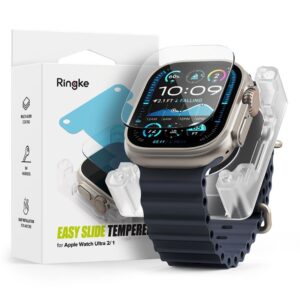 Kitos prekės Ringke  Ringke Easy Slide Tempered Glass for Apple Watch Ultra 1/2 49mm - Clear 