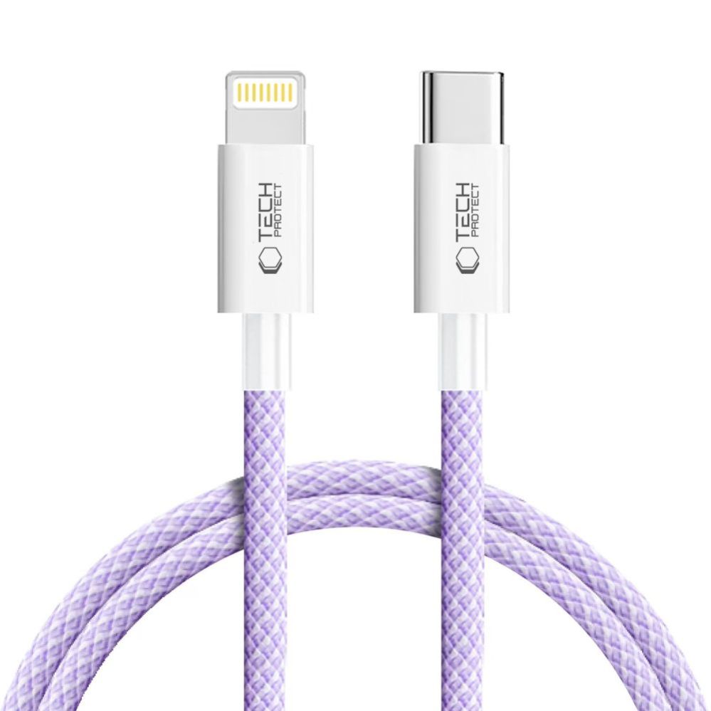 Muud kaubad Tech-Protect Tech-Protect Ultraboost Lite Lightning Cable PD60W/3A 1m - Purple
