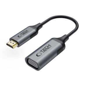 Kitos prekės Tech-Protect  Tech-Protect UltraBoost HDMI / VGA FULL HD 60 Hz adapter - black 