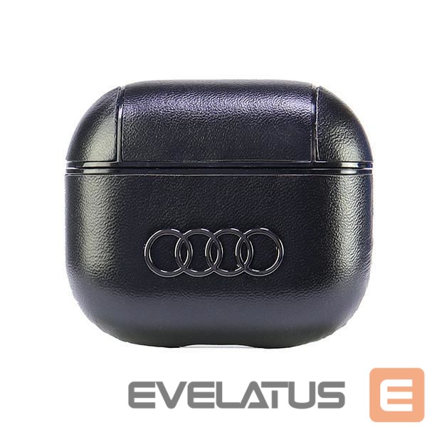 Muud kaubad Audi Audi Leather Big Logo Case for AirPods 3 - Black