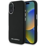 Other goods Karl Lagerfeld  Karl Lagerfeld Saffiano Full Wrapped Elongated Metal Logo MagSafe Case for iPhone 16 - Black 