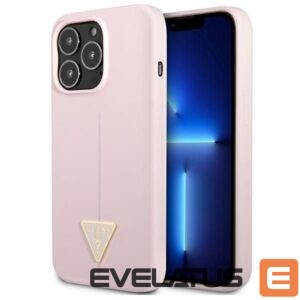 Citas preces Guess  Guess Silicone Triangle Case for iPhone 13 Pro / 13 6.1" - Purple 