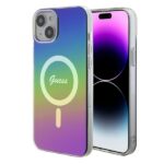 Citas preces Guess  Guess IML Iridescent MagSafe case for iPhone 15 Plus / 14 Plus 6.7" - multicolor 
