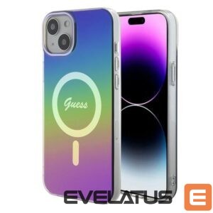 Citas preces Guess  Guess IML Iridescent MagSafe case for iPhone 15 Plus / 14 Plus 6.7" - multicolor 