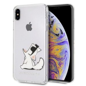 Kitos prekės Karl Lagerfeld  Karl Lagerfeld Choupette Fun iPhone Xs Max Case - Transparent 