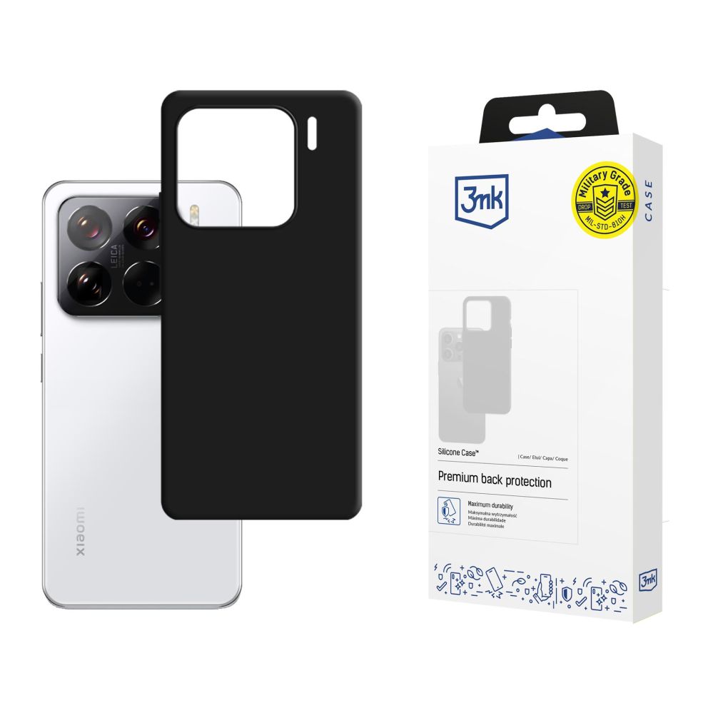 Muud kaubad 3MK 3mk Silicone Case for Xiaomi 15 - black