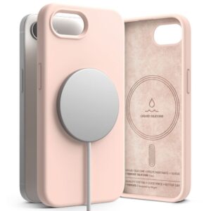 Kitos prekės Ringke  Ringke Silicone Magsafe iPhone 16e Case - Pink 